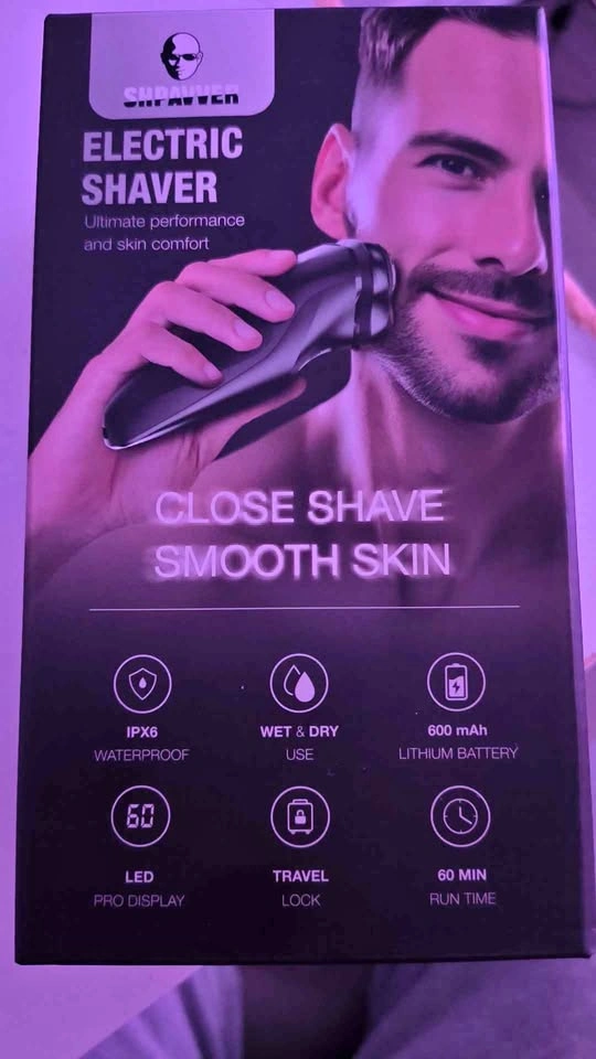 New SHRAVVER Electric Rotary Shaver