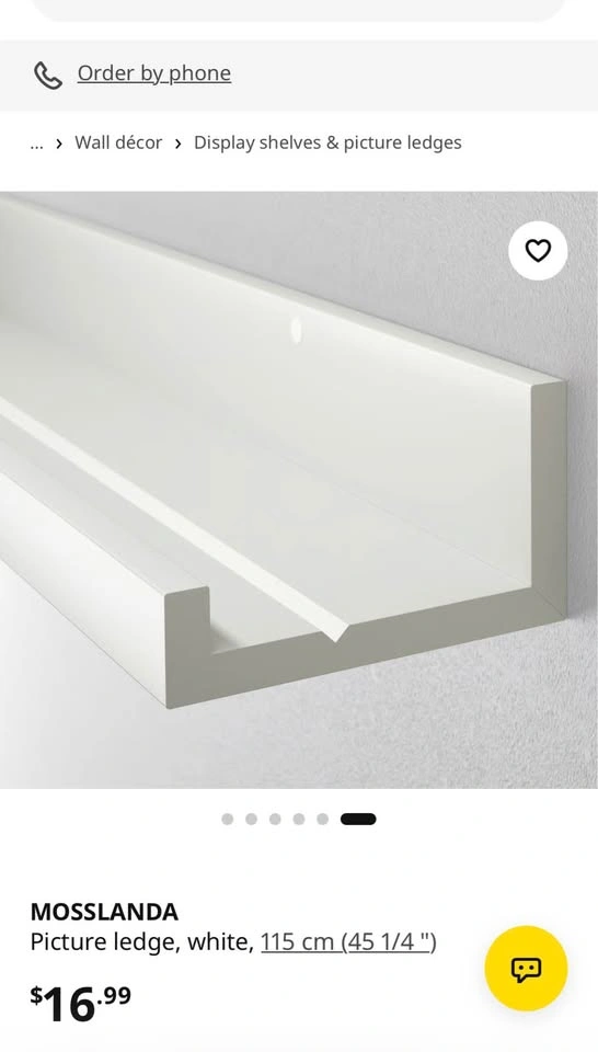 Mosslanda Ikea picture edge shelf (115 cm) - photo 3