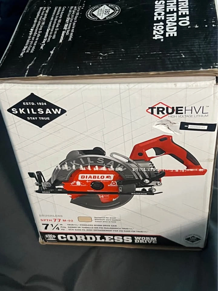SKILSAW TRUEHVL™ 7-1/4" Cordless Worm Drive Circular Saw - photo 2