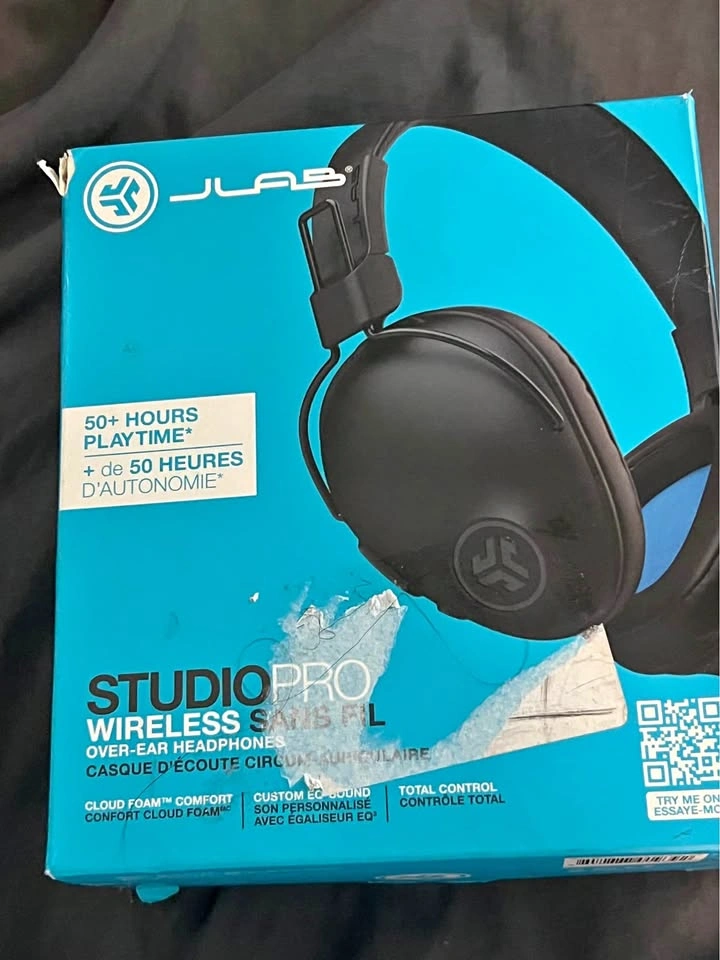 JLab Studio Pro Wireless Over-Ear Headphones (Black)