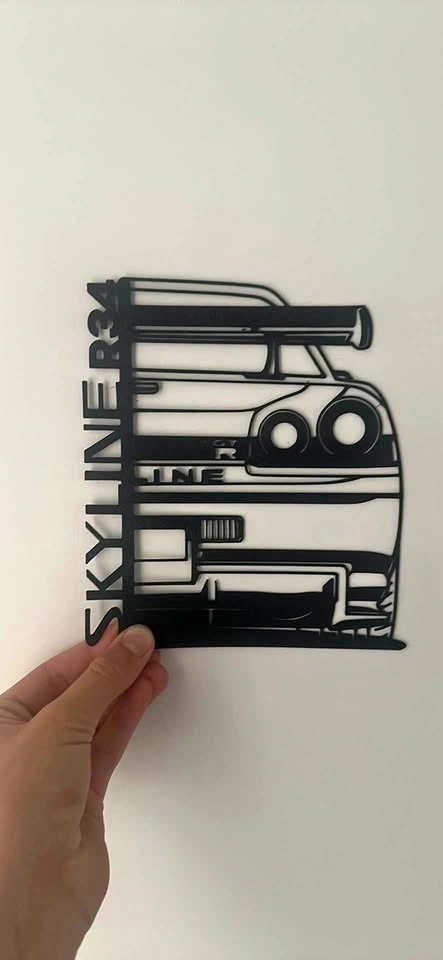 Car wall silhouettes