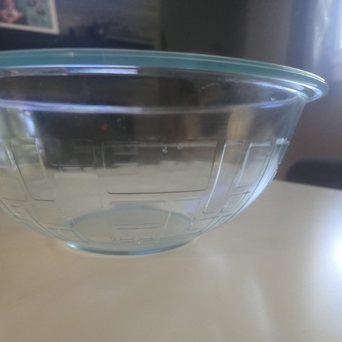 Vintage Pyrex 326 Basketweave Blocks Bricks Mixing Bowl 4L - photo 5