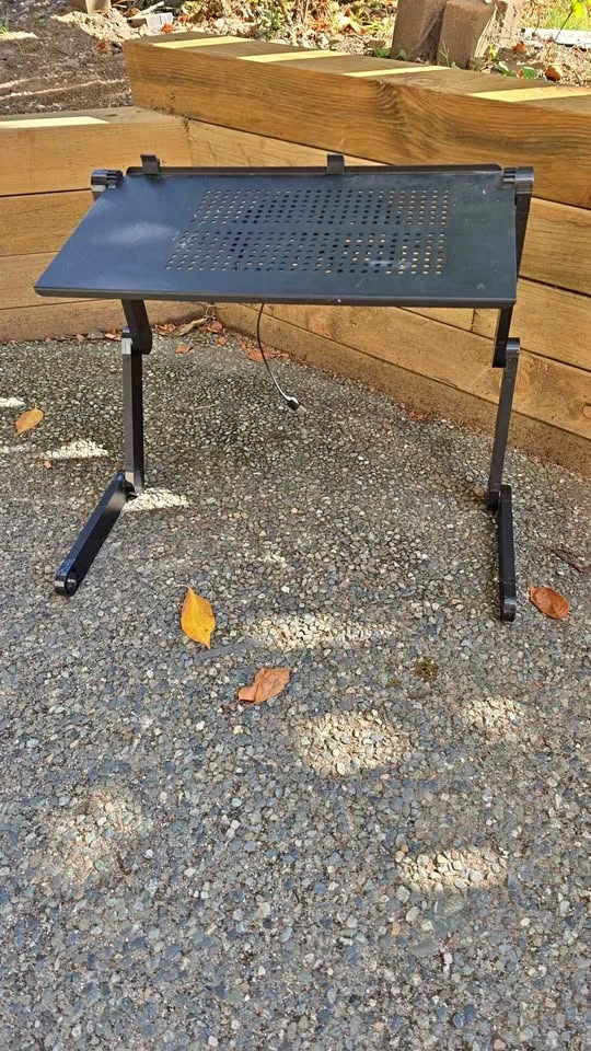 Adjustable Laptop Stand with Cooling Fan