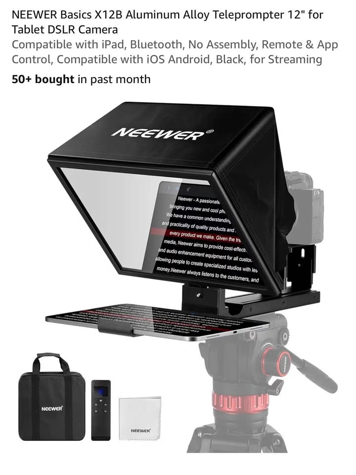 Neewer X12B Aluminum Alloy Teleprompter - photo 4