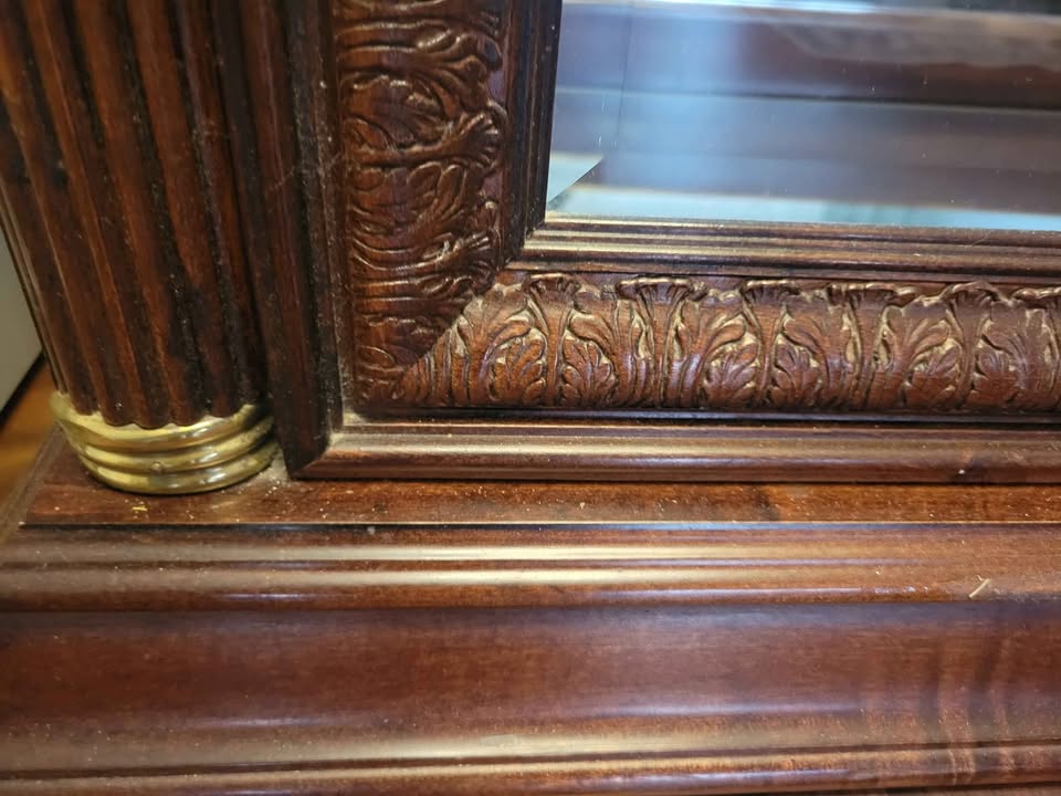 Lighted and mirror curio cabinet. - photo 4