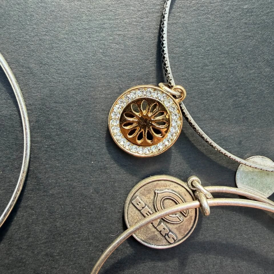 Huge Lot of Alex and Ani Charm Bangle Bracelets - photo 2