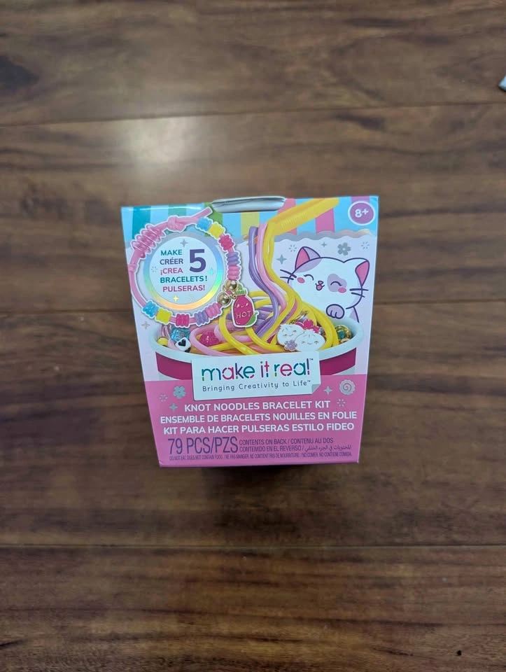 Make It Real Knot Noodles DIY Bracelet Kit - Brand New
