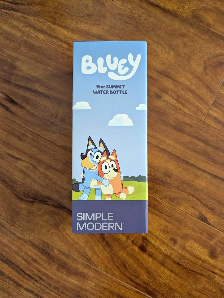 Simple Modern Bluey 14oz Summit Insulated Water Bottle (New)