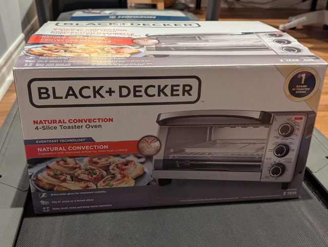 Black+Decker Natural Convection 4-Slice Toaster Oven - photo 2
