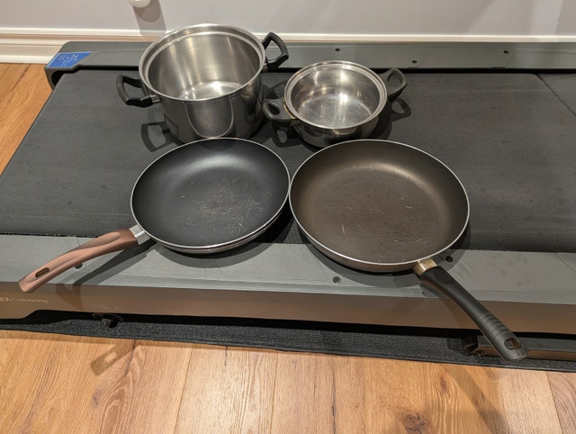 Pots (No Lid) & Pans (10$ for all)