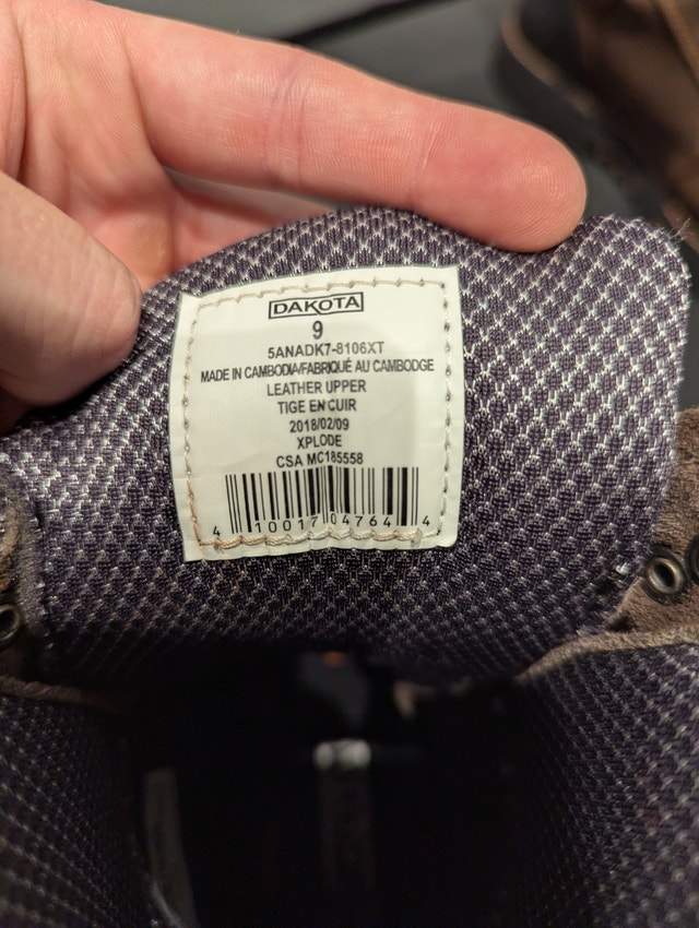 Dakota Heavy Duty Snow Work Boots (Like New) - photo 3