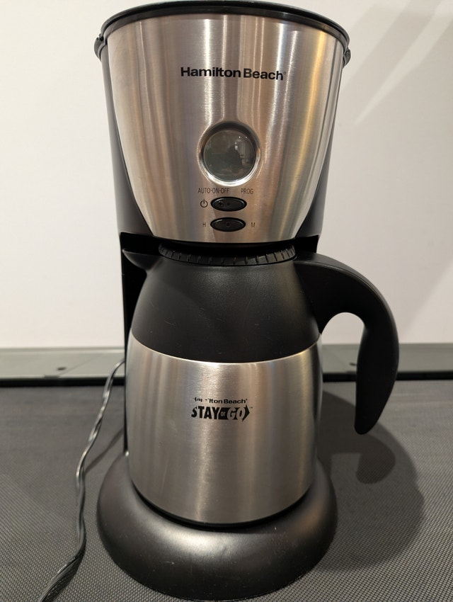 Hamilton Beach "Stay or Go" Coffee Maker (20$)