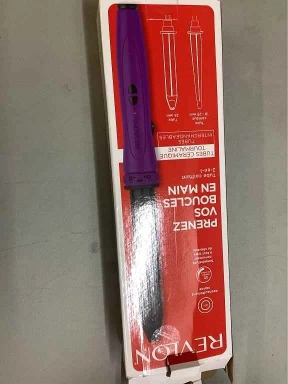 REVLON TOURMALINE CURLING WAND 1"-3/4" 1" - photo 2