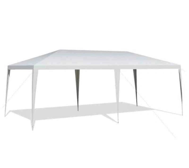 Costway White Pop-Up Event Canopy Tent 10x30