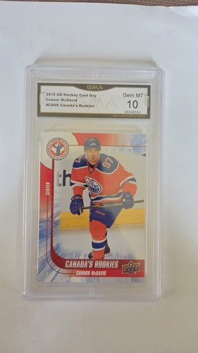 2016 Upper Deck Canada Card Day #6 Connor McDavid RC GMA 10