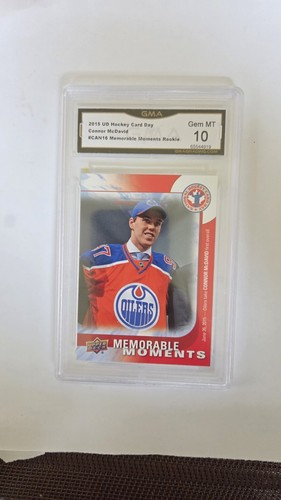 2015-16 Upper Deck Connor McDavid Rookie Card #CAN16 GMA 10