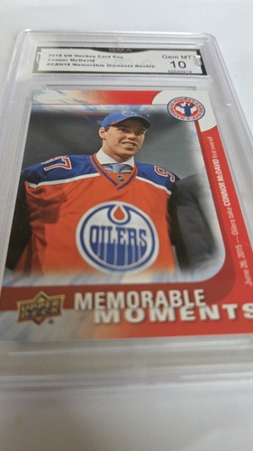 2015-16 Upper Deck Connor McDavid Rookie Card #CAN16 GMA 10 - photo 2