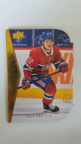 2021-22 Upper Deck Series 1 Hockey COLE CAUFIELD #RDT 2 GOLD ROO