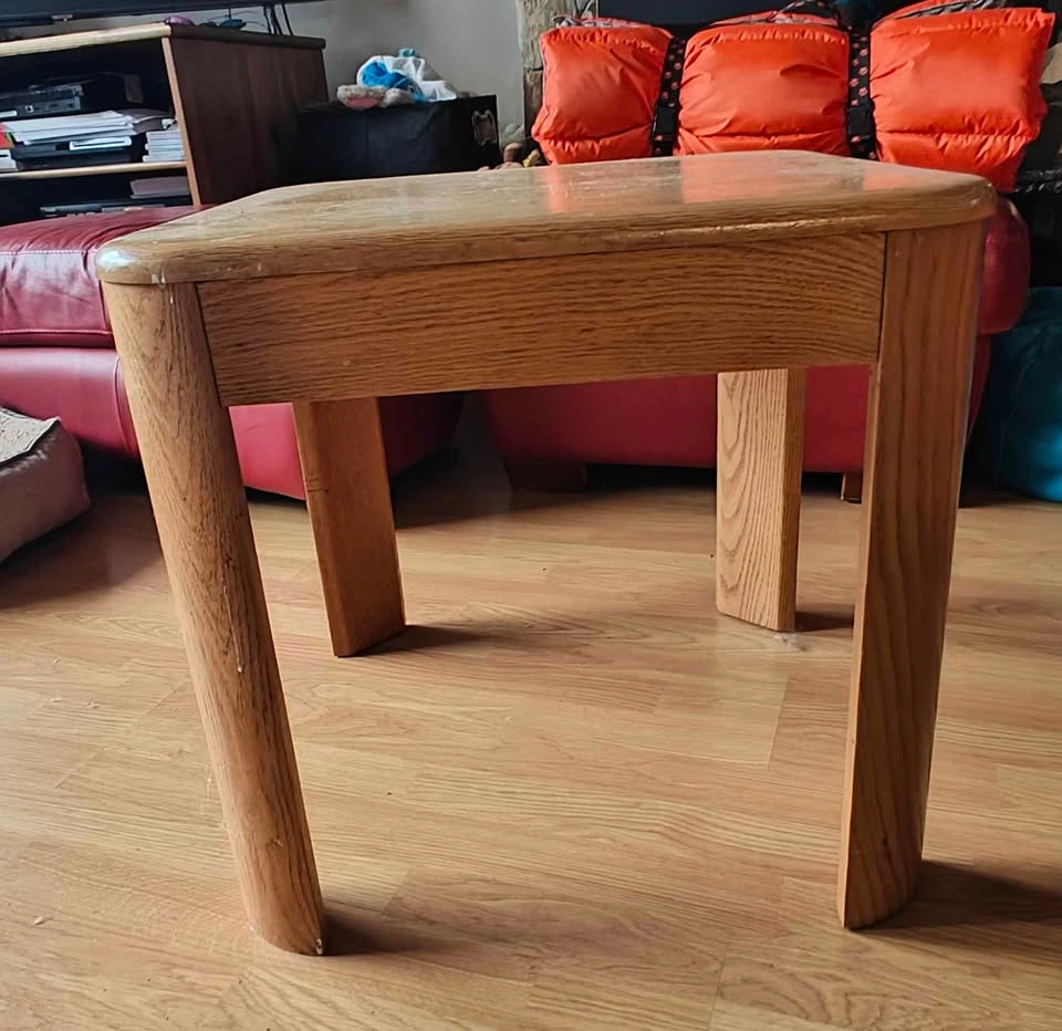 Solid White Oak 4 piece living room table set - photo 2