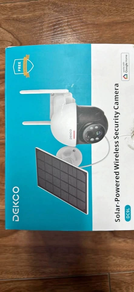 DEKCO Solar-Powered Wireless Security Camera DC9L