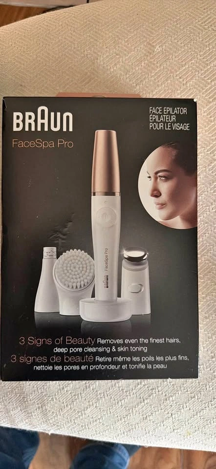 Braun face epilator