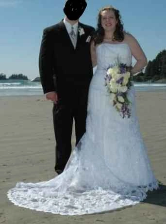 Alfred Angelo Lace Wedding Dress - photo 2