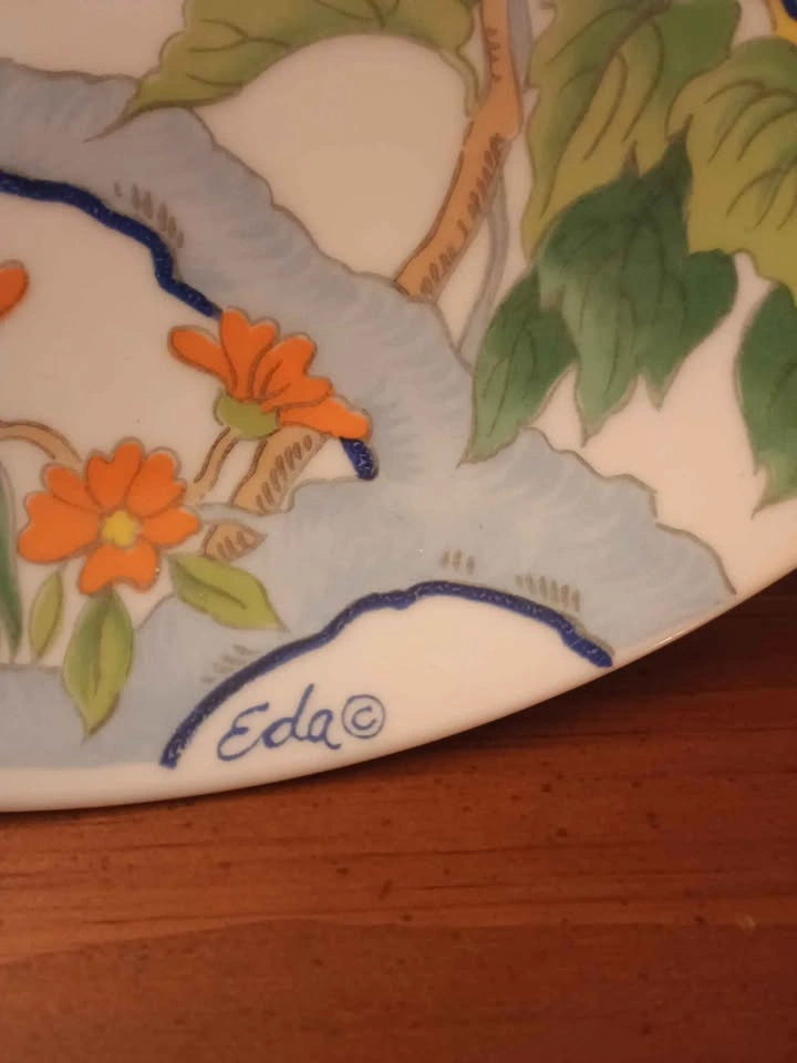 Vintage Morning Glory by Eda Mann Cake Plate Pedestal Dish - photo 5