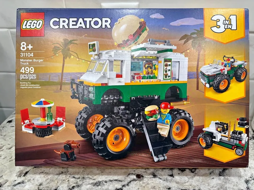 31104 LEGO Creator 3 in 1 Monster Burger Truck - BNIB thumbnail