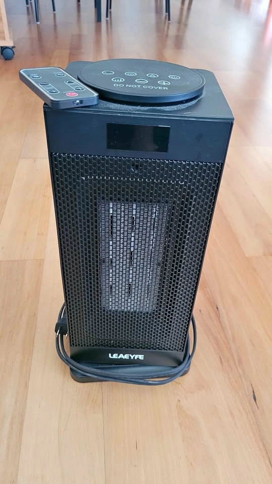 LEAEYFE Ceramic Tower Space Heater with Remote Control