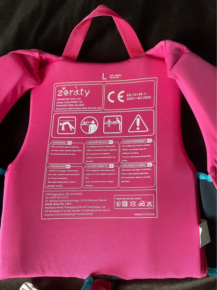 Zeraty Kids Swim Vest Float Aid - 5-9 Years (30-35kg) - photo 2