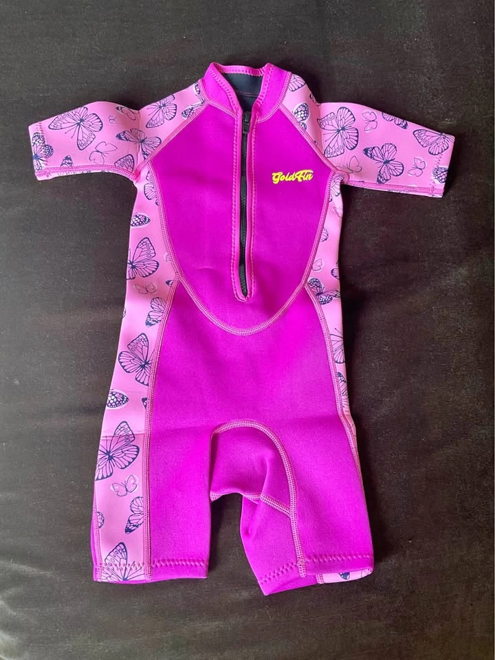 GoldFin Kids Wetsuit Swimsuit for Girls - size 4