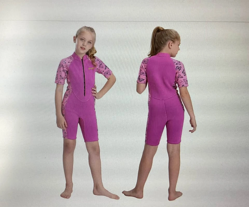 GoldFin Kids Wetsuit Swimsuit for Girls - size 4 - photo 3