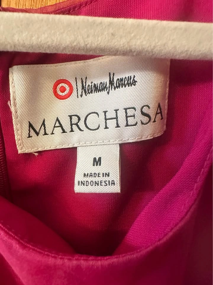 Marchesa for Target + Neiman Marcus Pink Ruffle Dress Size M - photo 3