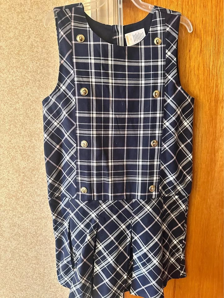Gymboree Plaid Jumper Dress for Girls - Size 7
