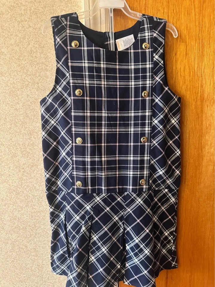 Gymboree Plaid Jumper Dress for Girls - Size 7 - photo 2