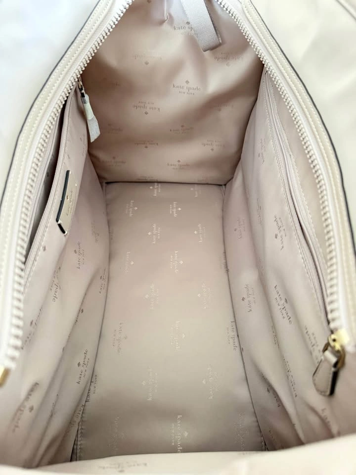 Kate Spade Ella KNSYL Puffy XL Tote – Warm Beige – NEW - photo 5