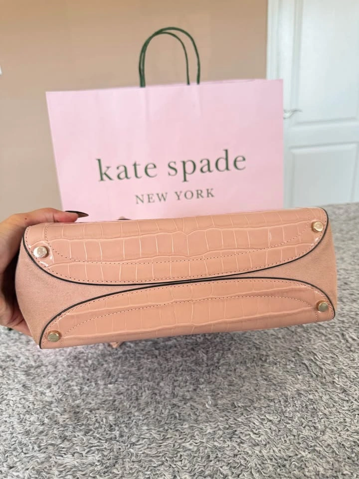 Kate Spade New York Knott Croc-Embossed Medium Satchel - photo 3