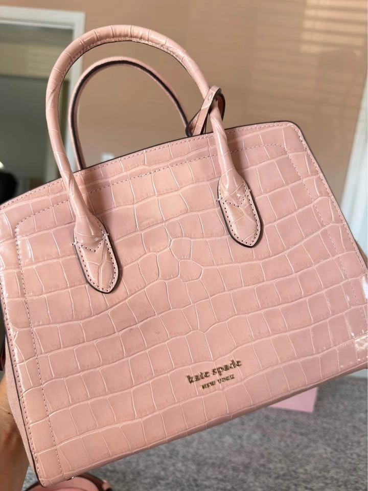 Kate Spade New York Knott Croc-Embossed Medium Satchel - photo 5