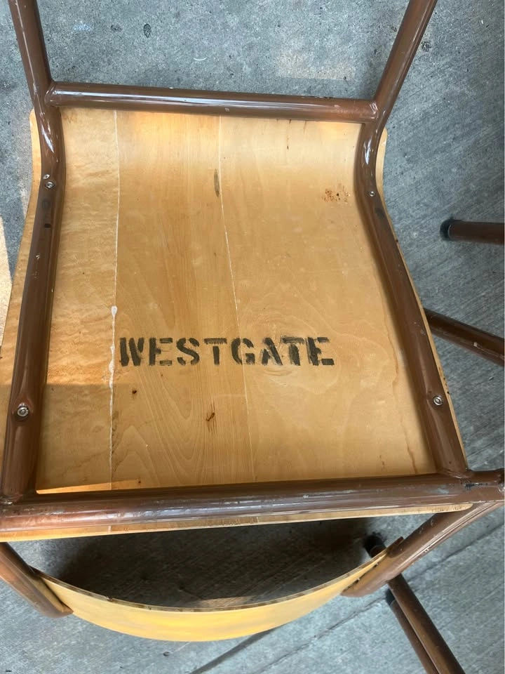 Set of 4 Vintage Westgate School Chairs - photo 2