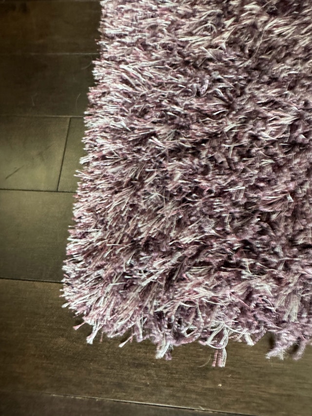 Fluffy Purple Carpet