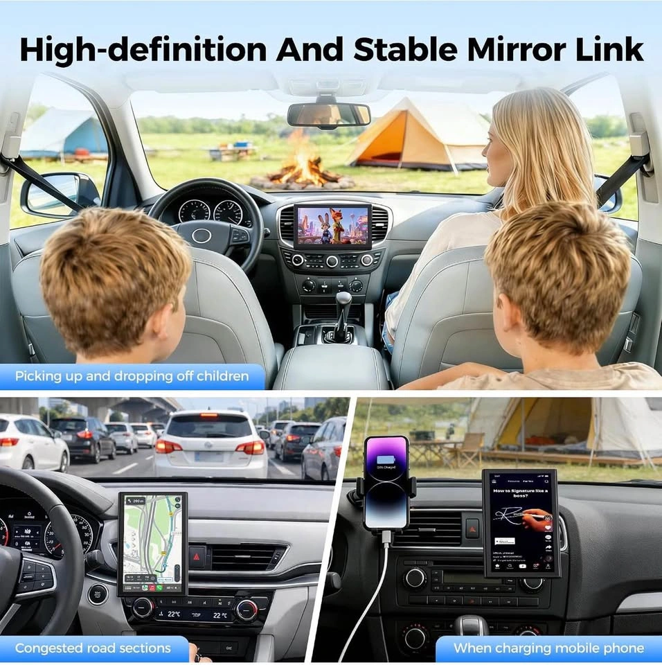 7" Wireless CarPlay Screen with Magnetic Mount & Android Auto - photo 5