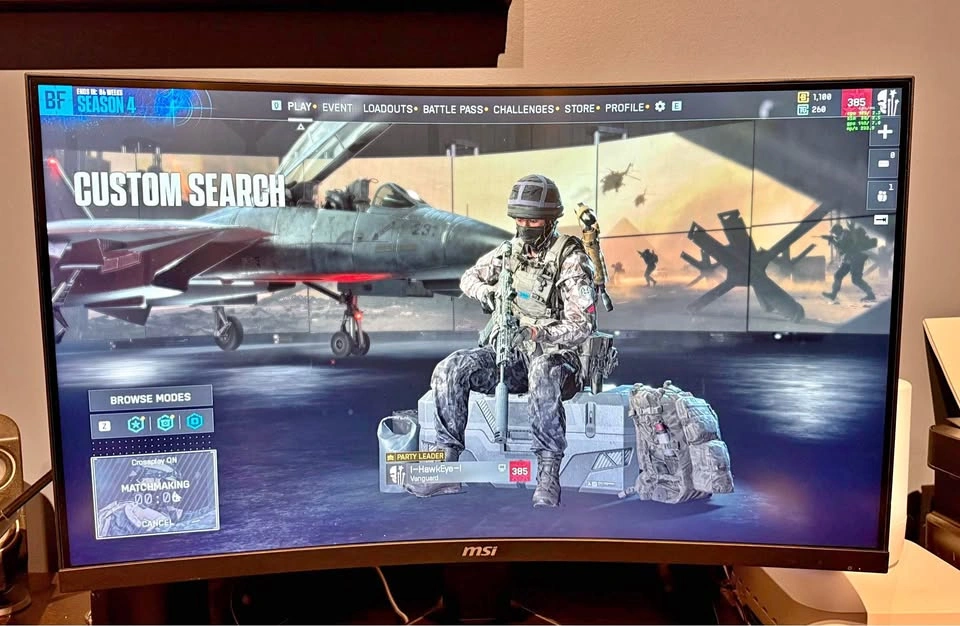 MSI MAG322CQR – 32” Curved 1440p Gaming Monitor (165Hz)