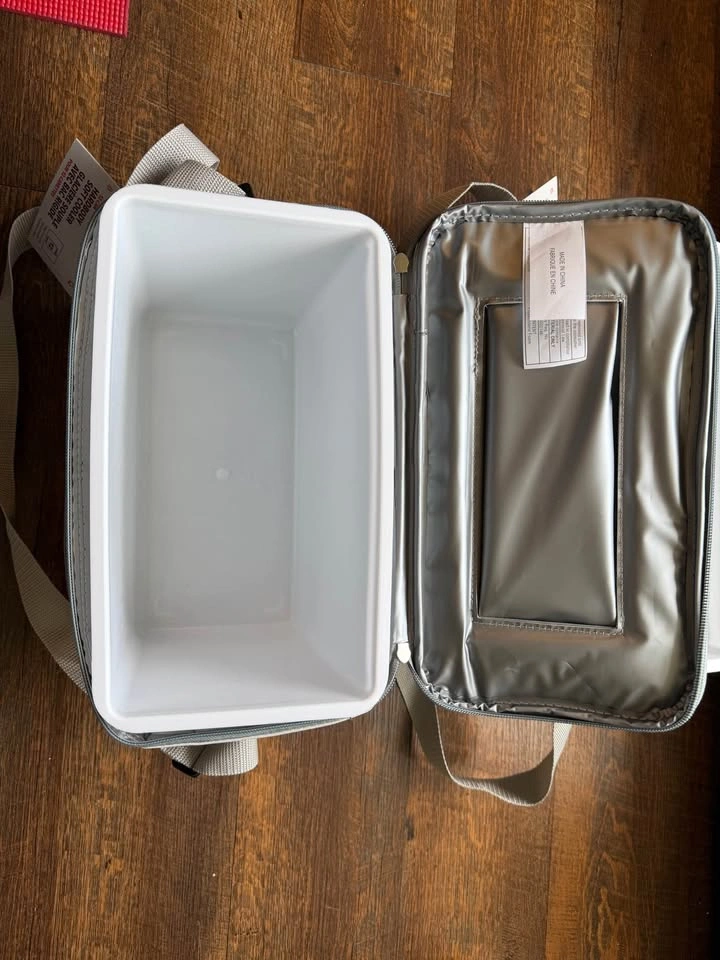 (2) Outbound 12-Can Soft Cooler With Hard Liner, Grey - photo 4
