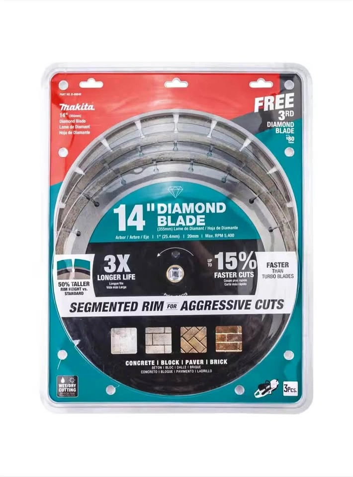 Makita 14 in. Segmented Rim Diamond Blade for General Purpose (3