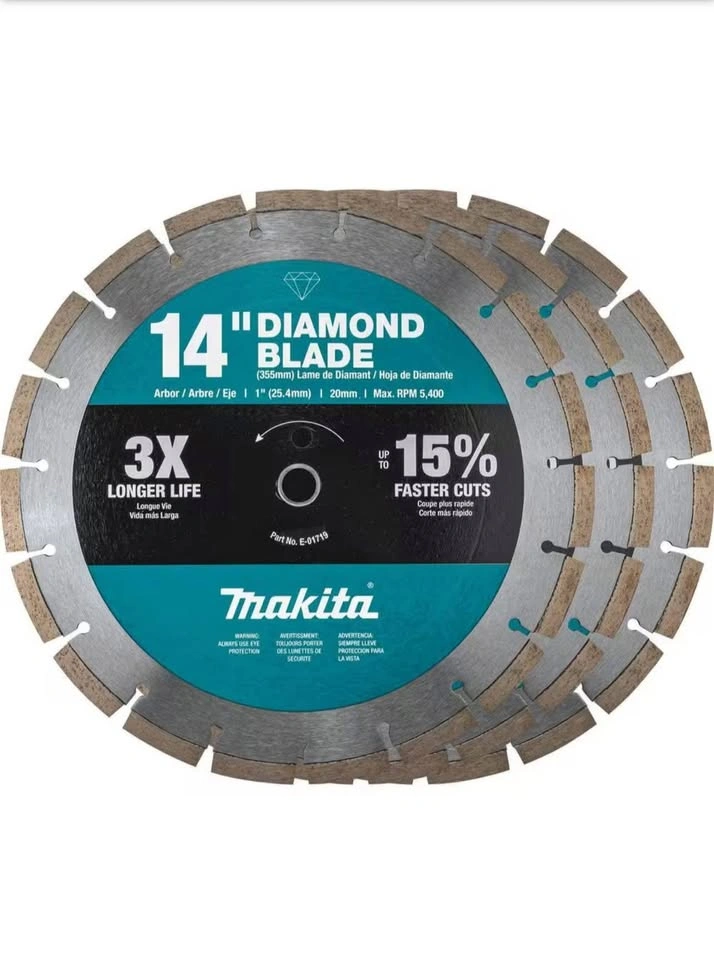 Makita 14 in. Segmented Rim Diamond Blade for General Purpose (3 - photo 2