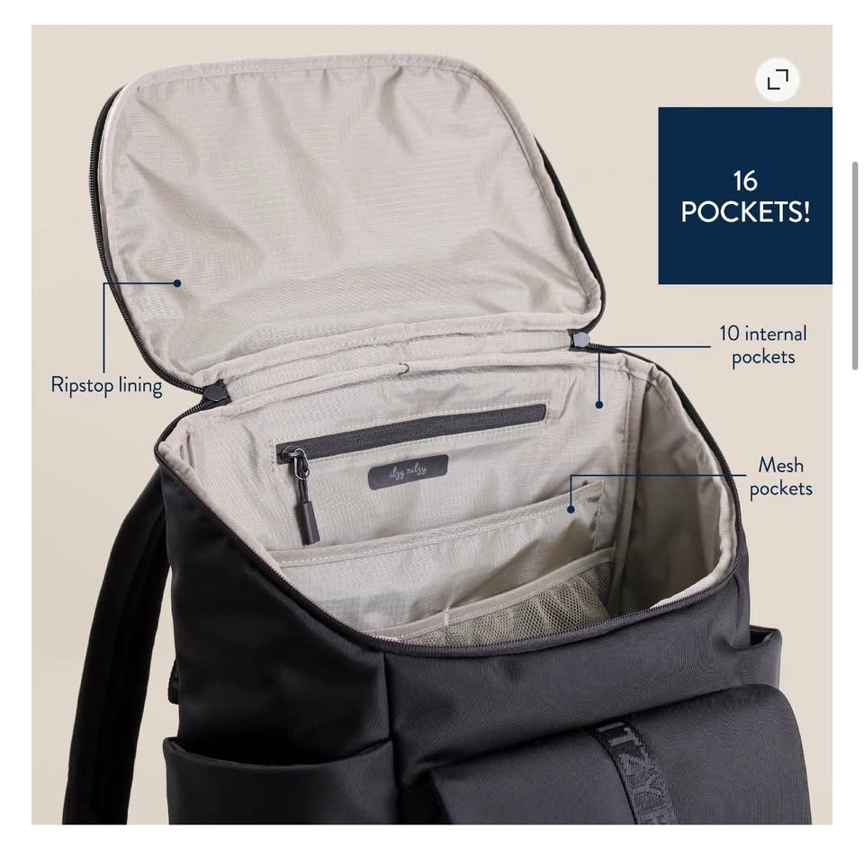 Itzy Ritzy Belong Bucket Backpack™ Black - photo 4