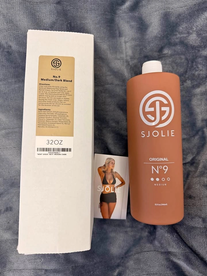 SJOLIE Spray Tan Solution - No. 9 - Medium Hydrating