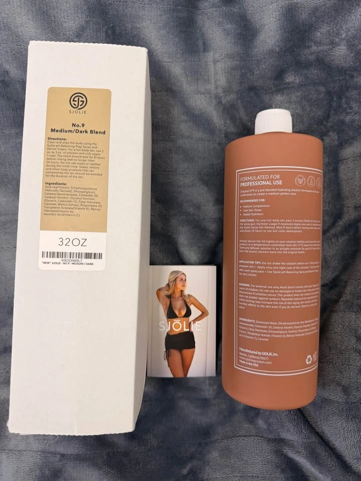 SJOLIE Spray Tan Solution - No. 9 - Medium Hydrating - photo 2