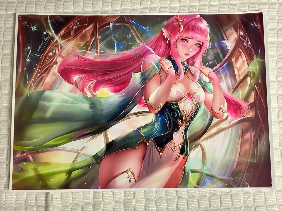 Elf Princess Print by Sakimichan