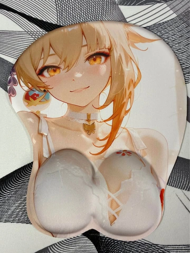 Anime Girl Ergonomic Mousepad